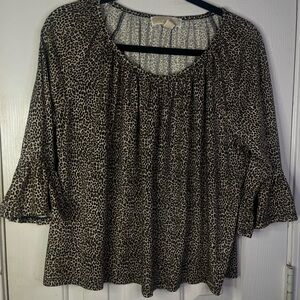 Leopard Print Women's Blouse